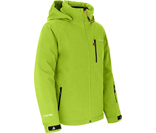 Bergson Lupo | Kinder Skijacke, warm wattiert, 20000 mm Wassersäule, Lime Green [242], 176 - Kinder