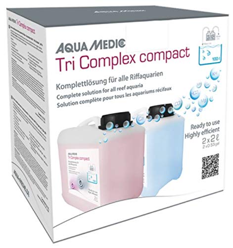 Aqua Medic Tri Complex compact 2x2l, Komplettlösung für alle Riffaquarien