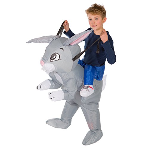 Bodysocks® Aufblasbares Hasen Kostüm für Kinder