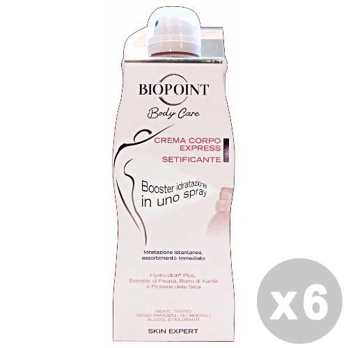 biopoint Set 6 biopoint Körper Creme Spray weichmachend 200 ml. – Körperpflege