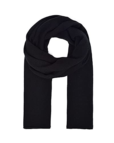 Style & Republic Schal aus 100% Kaschmir in schwarz, kuscheliger XL-Schal aus Kaschmir-Strick, one size 52 cm x 172 cm…