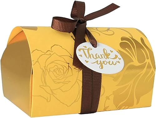 ❀ Süßigkeiten-Schachtel, 10 Stück Jewel Box Form Papier Süßigkeiten Dragee Geschenkbox Keks Schokolade Makronen Hochzeit Party Geschenk Verpackung Box for Kekse Zucker (Farbe: Rot) (Color : Unique Co