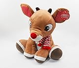 Rudolph, das Rentier mit der roten Nase, groß 35,6 cm, Plüsch-Spielzeug