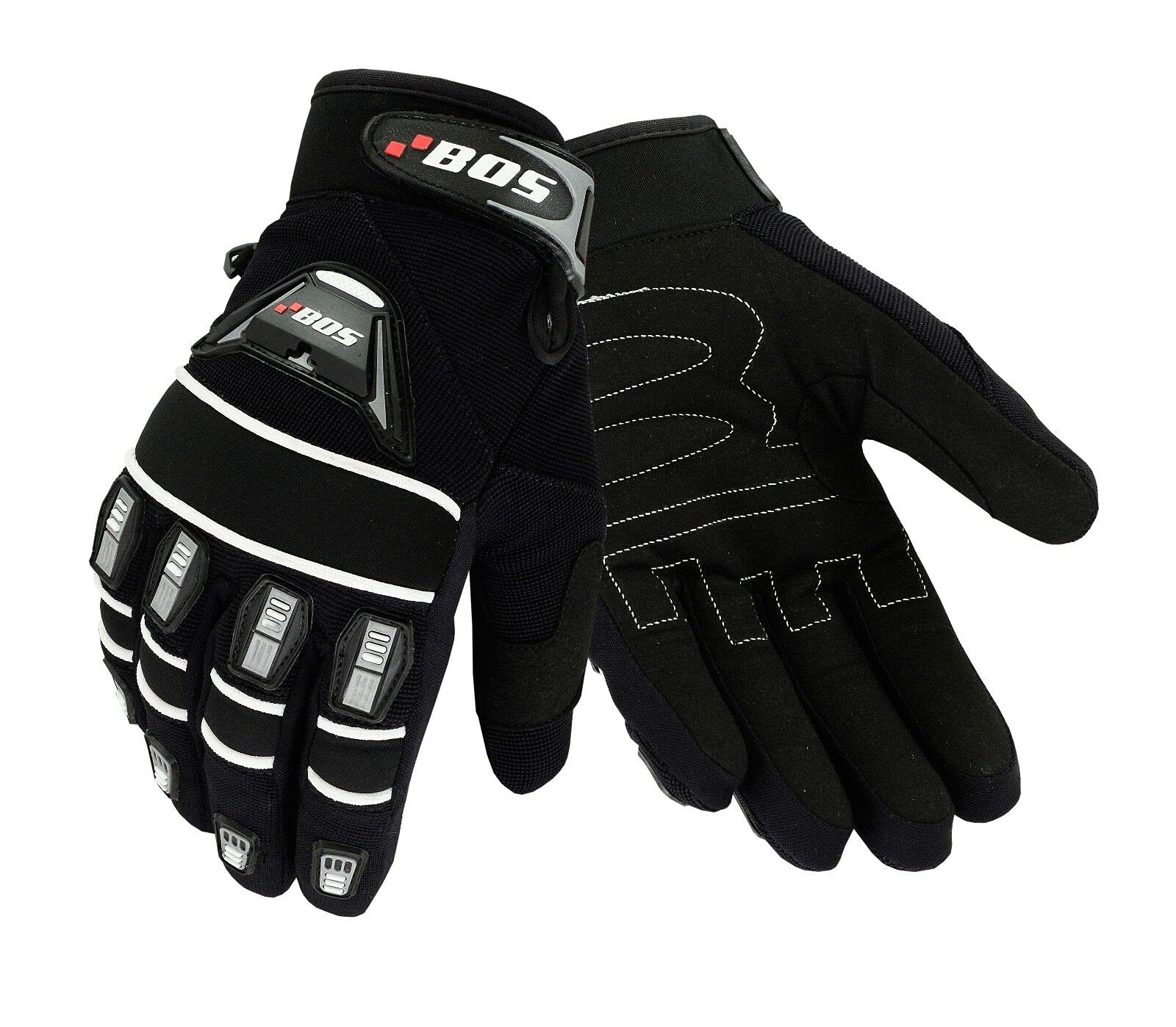 Motorradhandschuhe Fahrrad Sport Gloves Sommer Motorrad Handschuhe XS-3XL (Schwarz, 3XL)