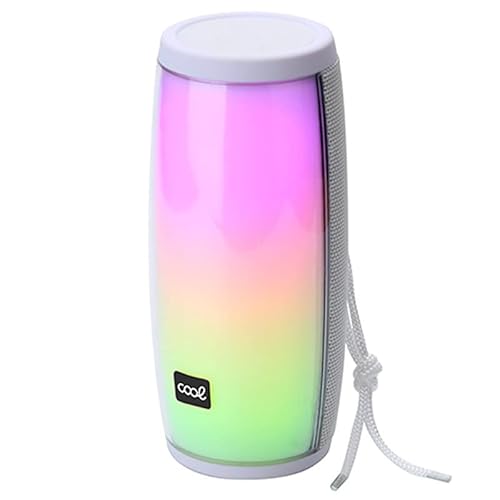 Universal Bluetooth Musik Lautsprecher Cool LED (14 W) Weiß