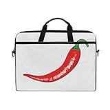LUNLUMO Chili Pepper 15 Zoll Laptop und Tablet Tasche Durable Tablet Sleeve für Business/College/Damen/Herren