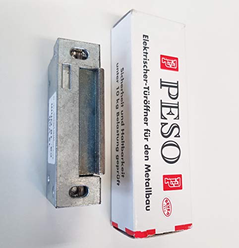 Elektrischer Türöffner PESO 500 o 5 bis 8 Volt, ohne Entriegelungshebel, Schraubabstand = 62 mm