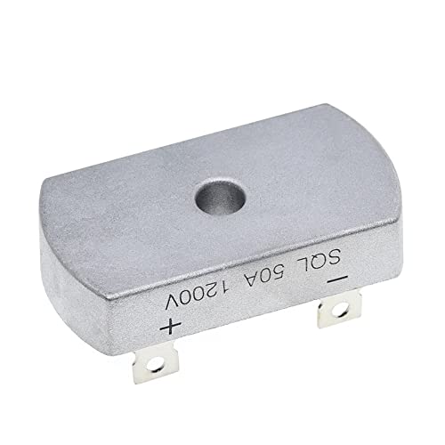 Brückengleichrichterdiode, SQL50A 50A 1200V elektronische Siliziumdioden, 3 Phasen AMNzOgOdL (Size : One Size)