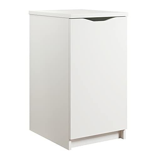 trendteam smart living Büro Schreibtischcontainer Basix, 40 x 76 x 50 cm Weiß mit viel Stauraum