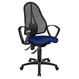 TOPSTAR Bürostuhl Schreibtischstuhl Balance 400 NET inkl. Armlehnen Fitness-Orthositz Blau Arbeitsstuhl Drehstuhl Schreibtischstuhl - 143082