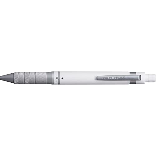uni Löschbarer 3-farbiger Kugelschreiber, Kugelschreiber R:E 3 BIZ 0,5 mm, Weiß (URE310005.1)