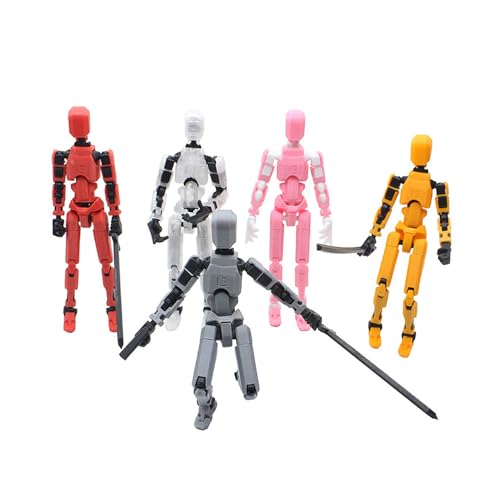 T13 Action Figure Spielzeug,Actionfigur Actionfiguren Mit Mehreren Gelenken, 3D-Druck Spielzeug Von Beweglichen Figuren Mit Mehreren Gelenken,Roboter-Actionfigur, Desktop-Dekorationen