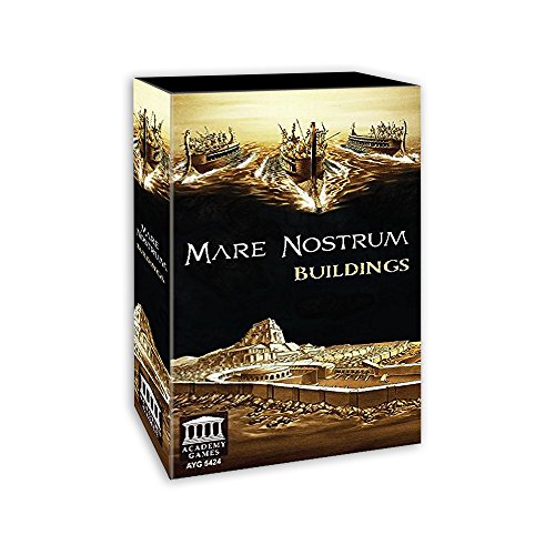 Academy Games - Mare Nostrum Buildings - Board Game - Ages 14 and Up - 2-4 Players - English Version