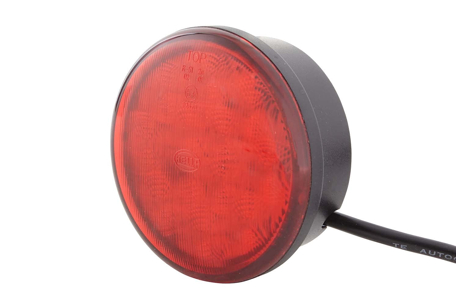 HELLA - Heckleuchte - 83mm - LED - 24V - Anbau/geschraubt - Lichtscheibenfarbe: rot - Kabel: 2500mm - Stecker: offene Kabelenden - links/rechts - Menge: 1 - 2SB 959 010-301