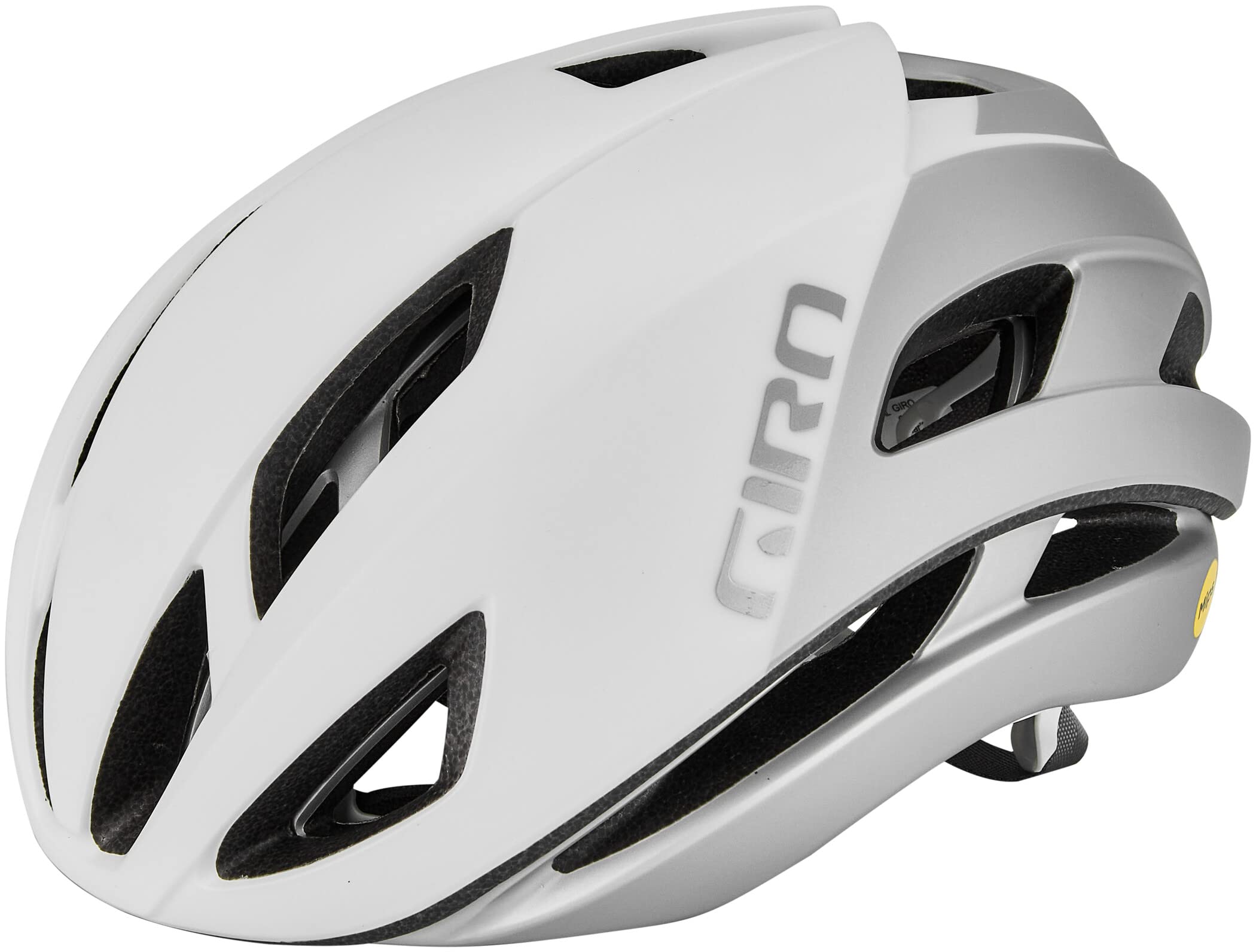 Giro Bike Unisex – Erwachsene Eclipse Spherical Helme, Matte White/Silver 22, L