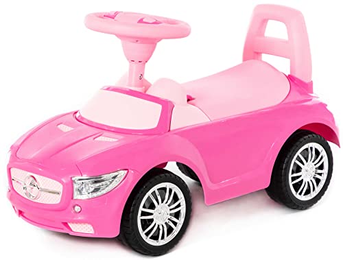 Rutscher Auto pink Super Car Nr.1 Sound Kinder Rutscherfahrzeug Lauflernhilfe