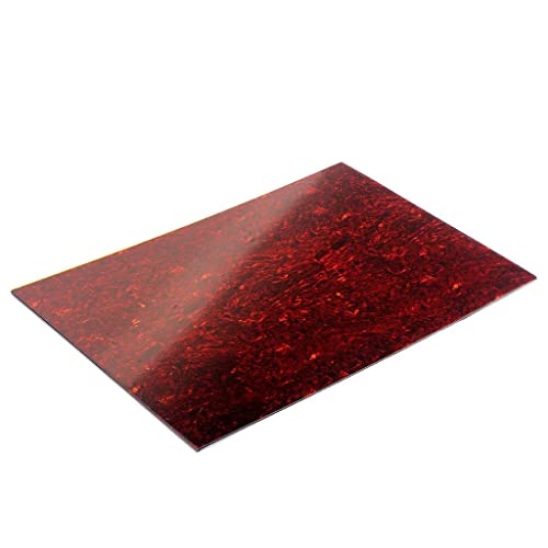 Sharplace Blank Electric/Acoustic Guitars Scratch Plate Blank Material Sheet - Rot