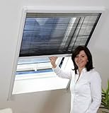 HECHT Insektenschutz-Dachfenster-Rollo weiß/anthrazit, BxH: 80x160 cm