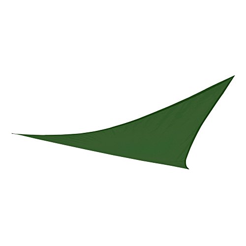 AKTIVE Dreieckige Sonnensegel für Garten, Polyester, 5 x 5 x 5 m, grün (COLORBABY 53911)