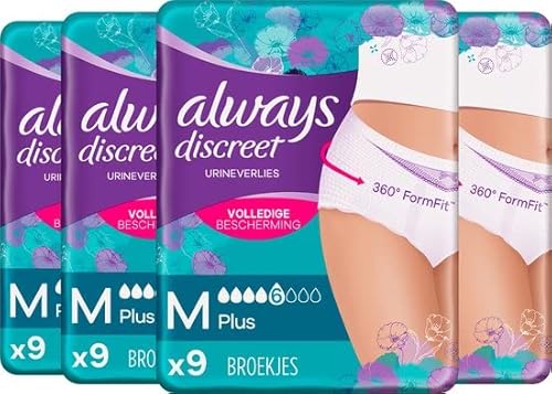 Always Discreet Unterhose für Inkontinenz/Blasenschwäche