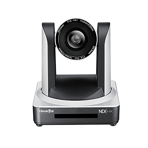 Zowietek PTZ Streaming Kamera mit NDI | HX Optics30X IP Kamera mit gleichzeitigen HDMI und 3G-SDI Ausgängen