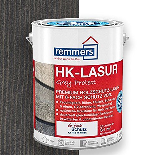 Remmers Aidol HK-Lasur Grey Protect (10 l, anthrazitgrau)
