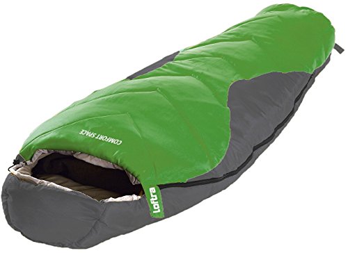 Loftra Mumienschlafsack Comfort Space grün/grau 230/85/70cm bis -23°C