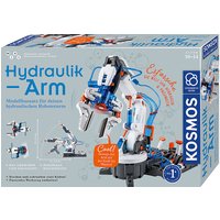 KOSMOS 620578 Hydraulik-Arm, Modellbausatz für deinen hydraulischen Roboterarm, Experimentierkasten zu Hydraulik und Pneumatik, mit Greifarm und Saugnapf, ab 10 - 14 Jahre