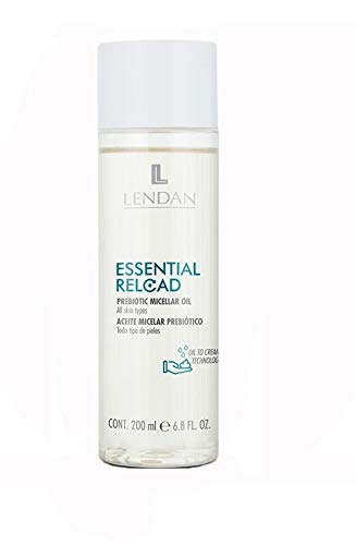 LENDAN - Essential Reload Gesichtsöl - 200 ml - Präbiotisches Mizellenöl - für alle Hauttypen - Entfernt Make-up und Unreinheiten - Spendet Feuchtigkeit und beruhigt die Haut