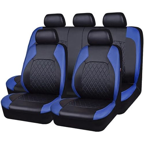 FEECOZ Auto Sitzbezüge Sets für Mitsubishi Outlander 4.gen/3.gen/2.gen/1.gen GN CW0 CW0W CWO CWOW 2003-2024, Wasserdicht Leicht Zu Reinigen Atmungsaktive Rutschfester Leder-Autositzkissen,C