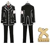 Vampire Knight Cross Academy Day Class Boy Uniform Zero Kiryuu Schwarz Cosplay Kostüm in S