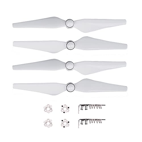 Zubehör für Drohnen 4PCS -Propeller for DJI Phantom 4 PROFI 4A Advanced Drone Schnellveröffentlichung 9450S Blade CC CW Requisitenflügel mit Mount Basis Ersatzteilen (Color : White)