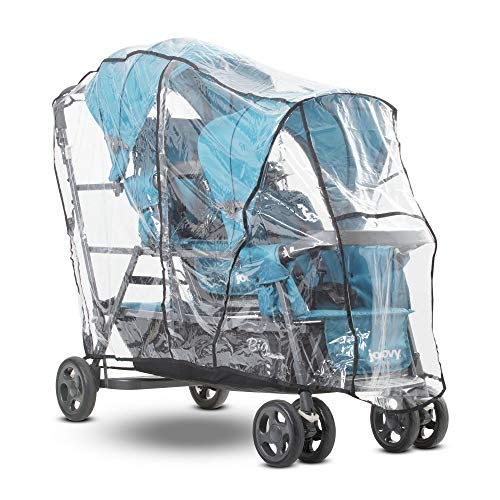 Joovy Big Caboose Rain Cover, Dreifach Kinderwagen-Regenschutz, transparent