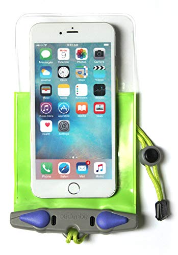 Aquapac Wasserdichte Handyhülle - iPhone 11 Pro Max XS Max 11 XR 8 Plus 7 Plus/6 Plus - Samsung S10 Plus S9 S8 S7 - Google Pixel 4 XL Pixel 3 Pixel 2 Pixel (Grün)