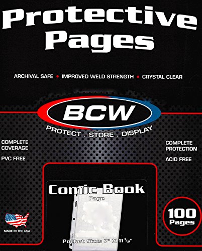 BCW Pro Comicbuch Seite 100 Stück Box