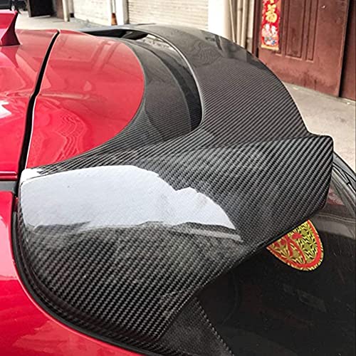 Auto ABS Carbon Fiber Heckspoiler, für Mazda 3 AXELA Hatchback 2014-2021 Kunststoff Heckflügel lippe Kofferraum Spoiler Flügel