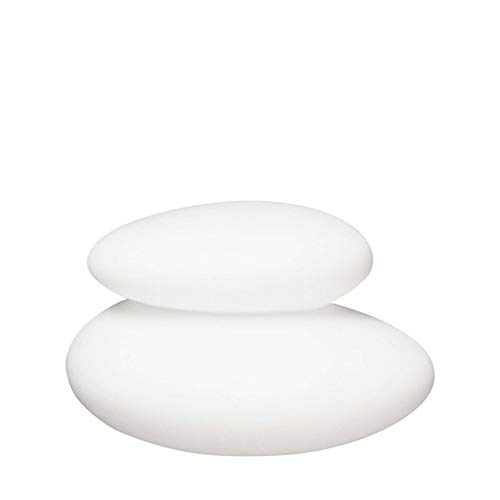8 seasons design | Shining Stone XL Lampe LED, Polyethylen Weiß Ø 69 cm