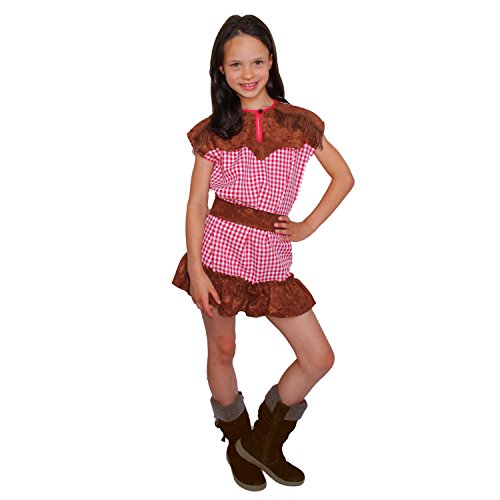 Krause & Sohn Kinder Kostüm Cowgirl Wyonna Western Mädchen Cowboy Fasching Karneval (110)