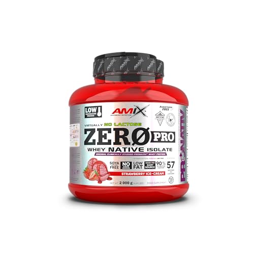 Amix Nutrition - ZeroPro Protein - 2 Kg [Amix] Helado de Fresa