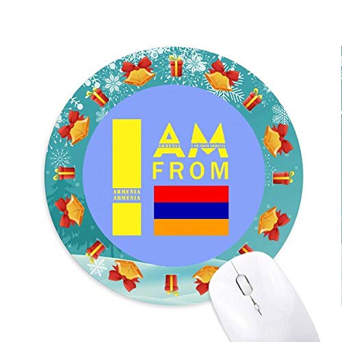 Ich komme aus Armenien Mousepad Round Rubber Mouse Pad Weihnachtsgeschenk