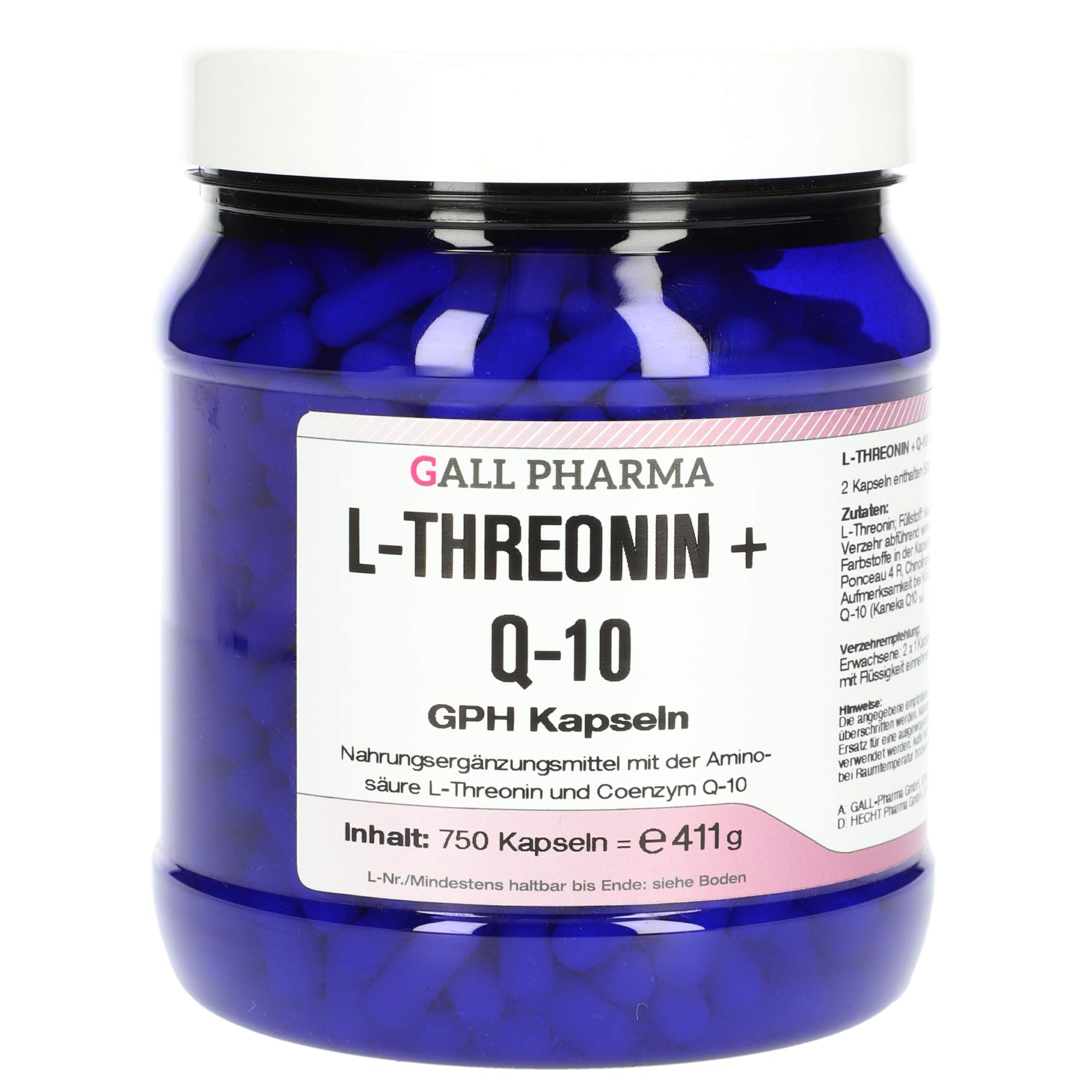 Gall Pharma L-Threonin plus Q-10 GPH Kapseln 750 Stück