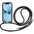 Artwizz HangOn Case geeignet für iPhone 12/12 PRO (6.1') - Elastische Schutzhülle aus Silikon als Handykette zum Umhängen mit Band - Light Salsa