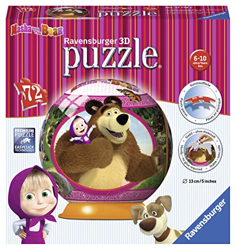 Ravensburger 3D Puzzle 12178 Masha and The Bear Bär