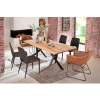 SIT Tisch »TABLES & CO«, HxT: 76 x 100 cm, Holz - braun | schwarz