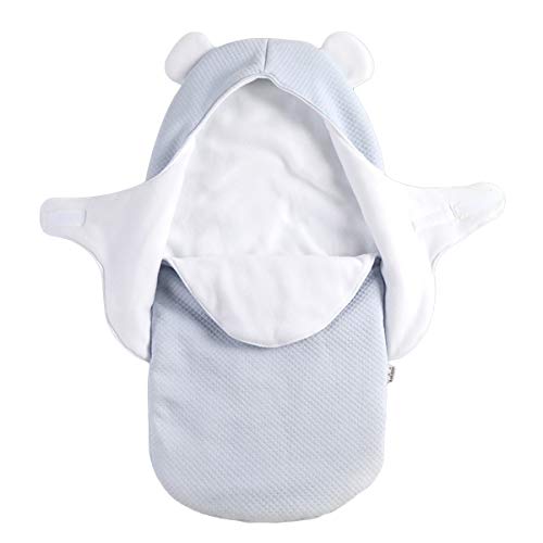 iFCOW Wickeldecke für Neugeborene, Schlafsack für Babys von 0–8 Monaten.