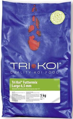 Tri Koi® Futter Mix Large (6,5mm) über 15°C, 15 kg