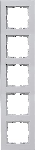 Kopp HK07 - Abdeckrahmen 5-fach, Farbe: grau matt - (1 Stück)