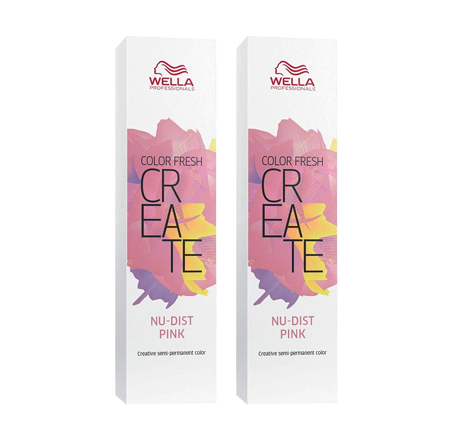 2 er Pack Color Fresh Create direktziehende Tönung Nu-Dist Pink 60 ml