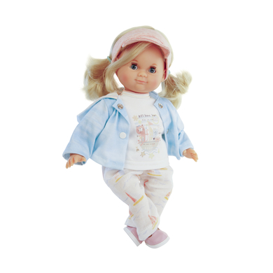 Schildkröt Puppe Schlummerle Gr. 32 cm (kämmbare Blonde Haare, Blaue Schlafaugen, Baby Puppe inkl. Kleidung im Segel-Look) 2032151