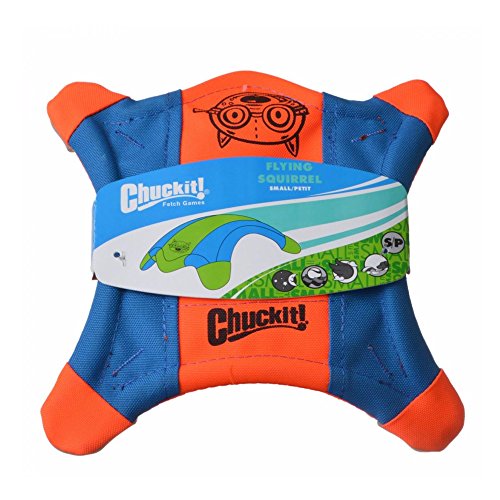 Chuckit! Flying Squirrel Toss Toy Floats Small 9" - Pack of 10